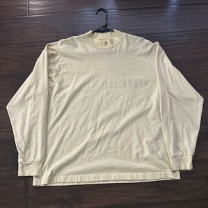 ESSENTIALS FEAR OF GOD - Longsleeve Crewneck “Canary” CHECK DESC ON COLORWAY